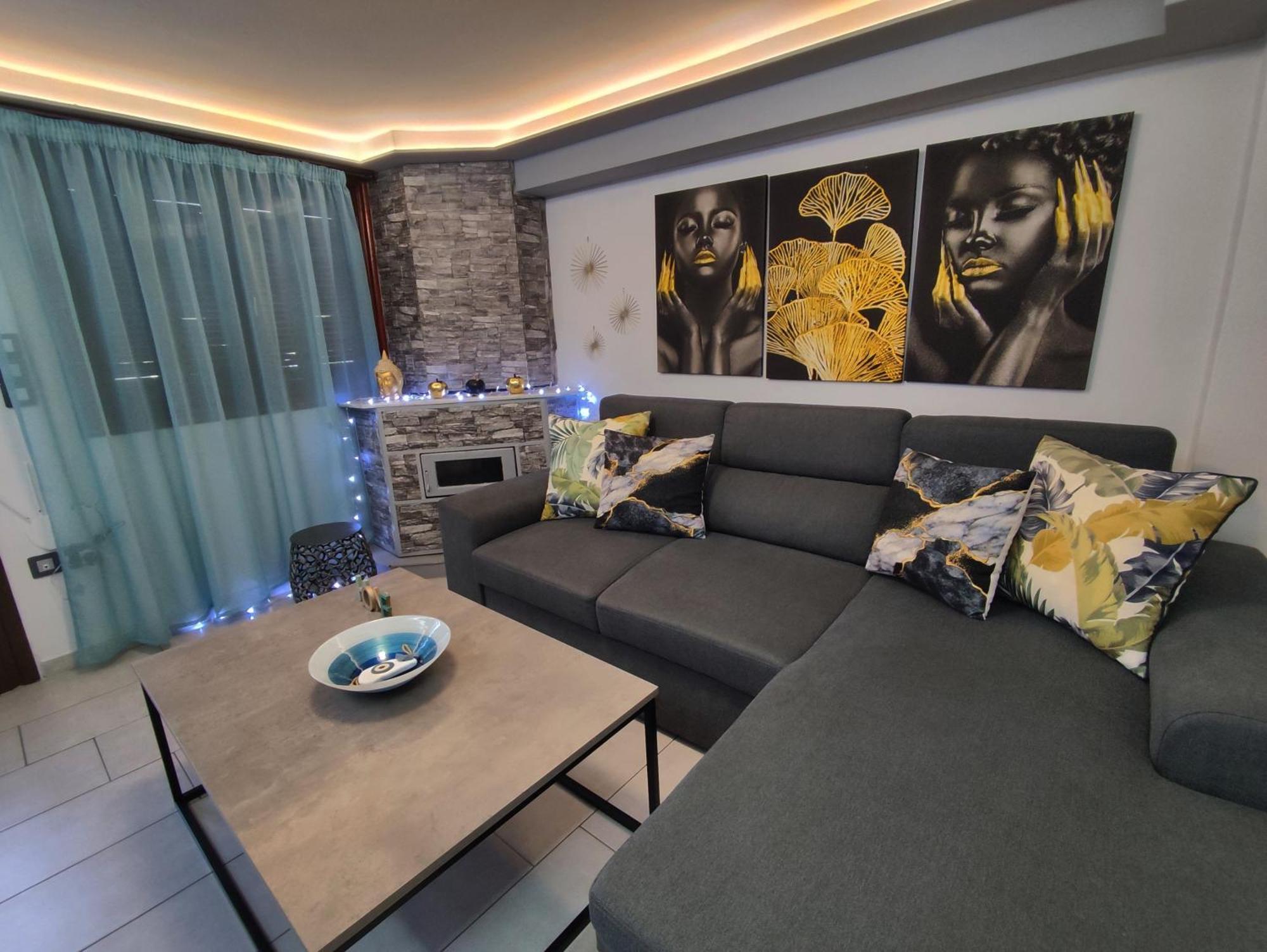Anastasia'S Apartment With Yard Atene Esterno foto