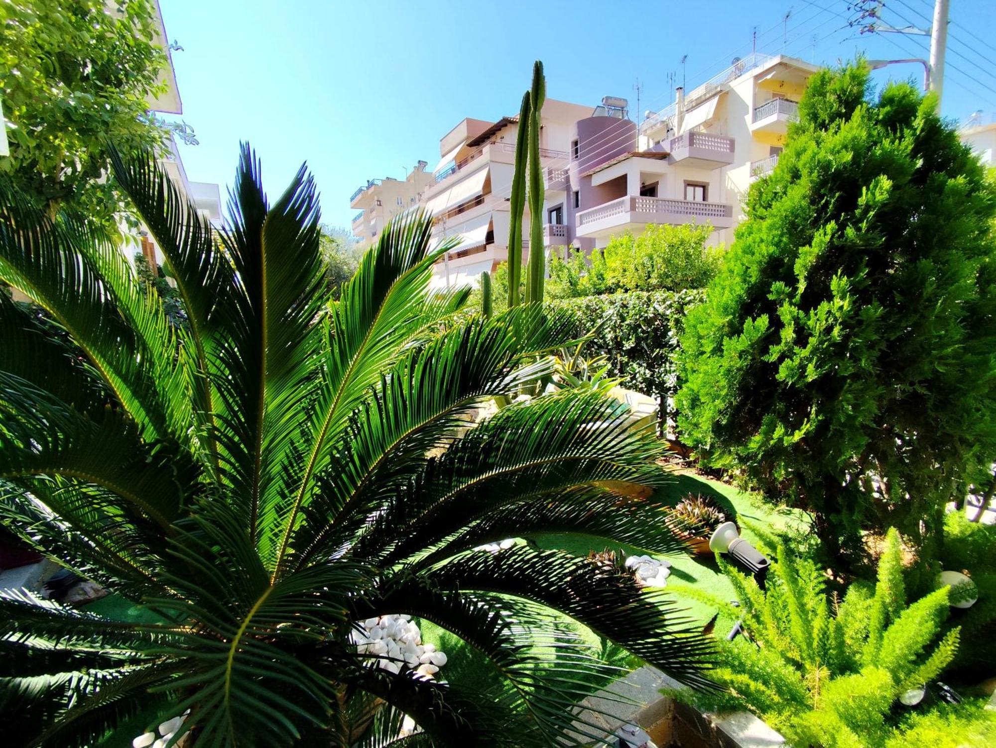 Anastasia'S Apartment With Yard Atene Esterno foto